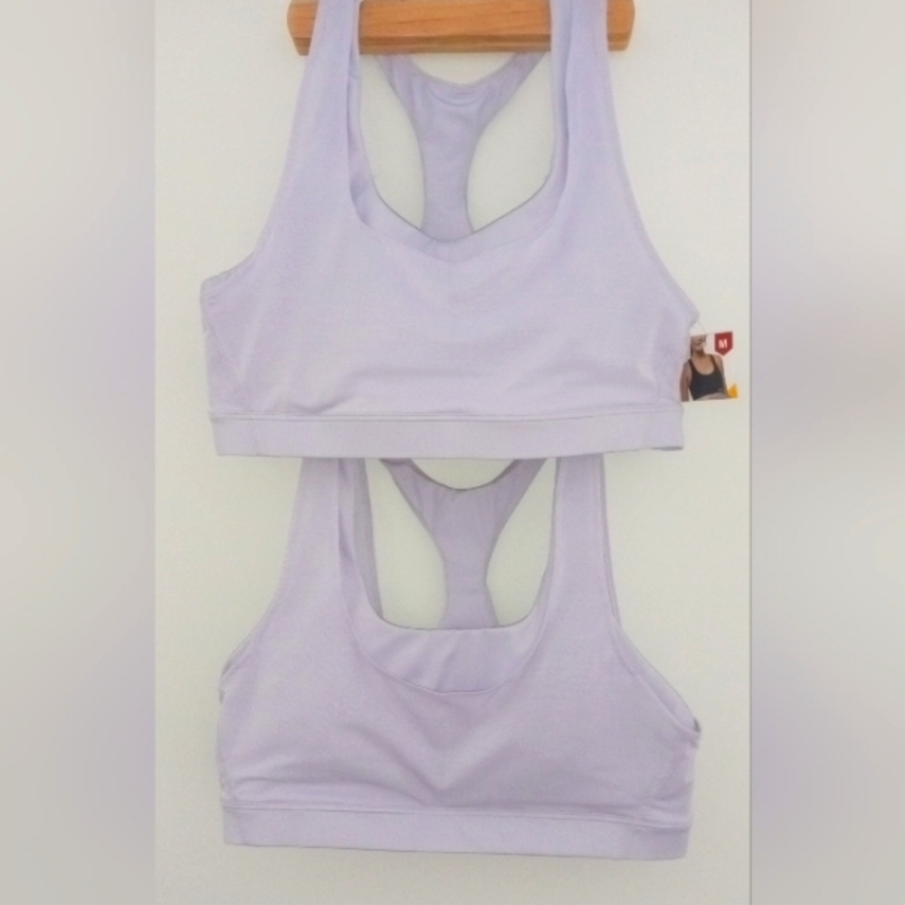 Avia Light Purple Sports Bra Set Of 2